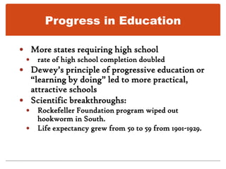 Golden Age of GangstersProfits from illegal alcohol led to rise of criminal gangsWar in Chicago led to 500 killingsAl Caponeconvicted of income-tax evasion, sent to prison.By 1930, organized crime was making $12-$18B/year, several times more than federal government.