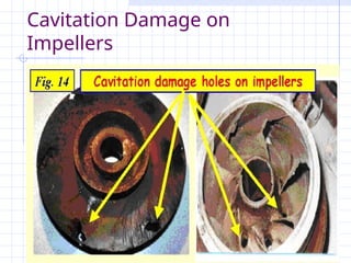 Cavitation Damage on
Impellers
 