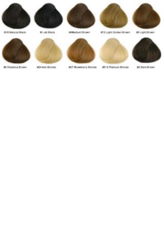 Many colors from deep black to blonde and high quality!