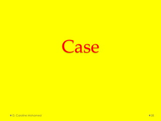 Case
D. Caroline Mohamed 28
 