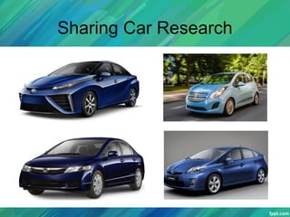 Sharing Car Research
 