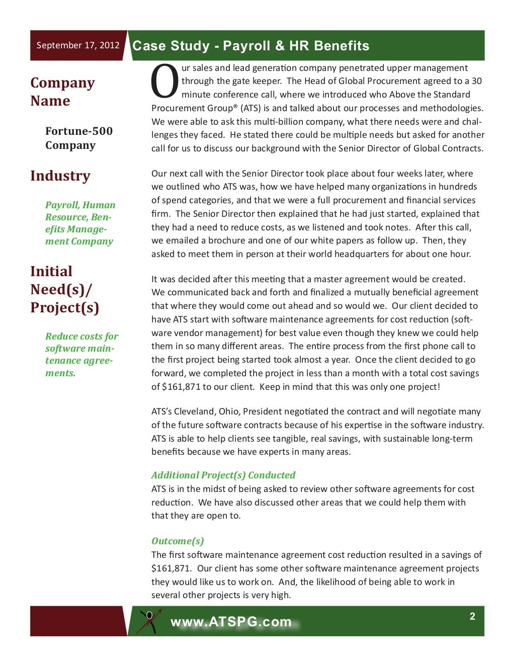 Human resources case study image