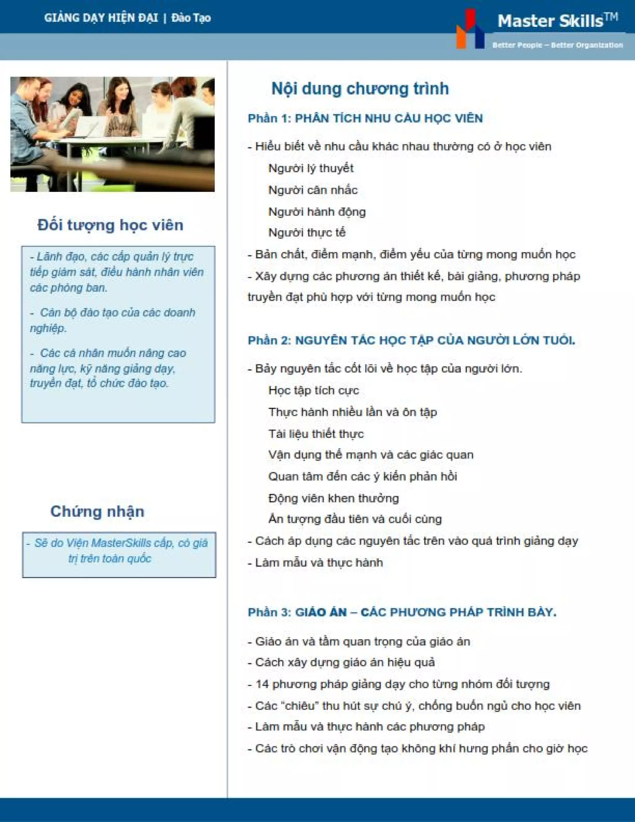 KỸ NĂNG GIẢNG DẠY HIỆN ĐẠI