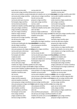 quais são as normas abnt
normas abnt artigo científico 2013
abnt normas trabalhos academicos
normas da abnt artigo cientifico
arquivos cientificos
normas da abnt para resumos
formatação artigo cientifico
normas técnicas brasileiras
modelo de trabalho cientifico abnt
sites para artigos cientificos
artigo cientificos publicados
site com artigos cientificos
elaborar artigo cientifico
exemplo artigo científico
estrutura de um artigo científico
site de busca de artigos
pesquisa artigos
revistas para publicação de artigos cientificos
site de artigos científicos
trabalho em formato abnt
sites para pesquisa de artigos científicos
normas abnt para referencias
normas abnt formatação
formatação abnt 2013
modelo de abnt
artigos científico
formato artigo científico
norma abnt para artigo
modelos de artigos cientificos abnt
normas abnt para artigos científicos
normas abnt trabalhos acadêmicos
sites para pesquisa cientifica
trabalhos cientificos abnt
nbr normas
norma tecnica abnt
artigo cientifico pequeno
sites de trabalhos cientificos
como pesquisar artigos cientificos
sites para pesquisar artigos cientificos
trabalho científico abnt
abnt trabalho cientifico
site de trabalhos cientificos
formatação normas abnt
tema artigo cientifico
artigos academicos abnt
estrutura artigo científico
normas abnt nbr
sumário normas abnt
modelo de trabalho com as normas da abnt
onde procurar artigos científicos
lista de normas abnt
pesquisar artigo cientifico
tudo sobre artigo cientifico
normas a abnt
artigos academicos exemplos
modelo de trabalho normas abnt
abnt nbr 6022
pesquisa artigos academicos
normas da abnt para artigo científico
trabalho norma abnt
abnt texto
site artigos academicos
publicações de artigos cientificos
abnt trabalhos escolares
sites de pesquisa científica
forma da abnt
como achar artigos cientificos
abnt trabalho
normas atuais da abnt
normas da abnt para artigos científicos 2013
normas abnt fichamento
modelo de trabalho com normas da abnt
formatação artigo abnt
nbr 6023 abnt
norma abnt artigo
abnt artigos científicos
modelo para artigo cientifico
como produzir um artigo científico
trabalho normas da abnt
normas abnt trabalhos academicos 2013
como escrever artigos cientificos
site de pesquisa de artigos acadêmicos
formatação de tcc
estrutura artigo cientifico abnt
elaboração de artigo científico abnt
sites pesquisa cientifica
sites de busca cientifica
abnt site
sites cientificos para pesquisa
site de busca de artigos cientificos
trabalho de acordo com as normas da abnt
artigos cientificos atuais
site de pesquisa de artigos
trabalhos normas abnt
formatação de artigo cientifico abnt 2013
norma abnt trabalhos academicos
modelo da abnt
onde encontrar artigos academicos
abnt artigos cientificos
norma abnt monografia
normas abnt para artigos academicos
onde pesquisar artigos
regra abnt 2013
busca de artigos
normas abnt para artigos científicos 2013
artigos acadêmicos scielo
artigo científicos
exemplo artigo cientifico abnt
normas da abnt para citações
pesquisa de artigo cientifico
monografia normas abnt
como montar um artigo cientifico abnt
modelo de trabalho nas normas abnt
como elaborar um artigo científico abnt
normalização abnt
buscar artigos cientificos
modelos de trabalho abnt
abnt normas trabalhos
introdução de um artigo cientifico
formatação abnt artigo cientifico
artigos publicados em revistas cientificas
sites de pesquisa de artigos academicos
normatização abnt
artigo cientifico nas normas da abnt
trabalho nas normas abnt
estrutura de um artigo academico
modelo artigo cientifico segundo abnt
estrutura de um artigo cientifico abnt
artigos cientificos internacionais
normas artigo científico
normas artigo abnt
quais sao as normas abnt
scielo artigo científico
onde pesquisar artigos academicos
abnt normas artigo
trabalho em abnt
norma abnt para artigo cientifico
pesquisar artigos academicos
 