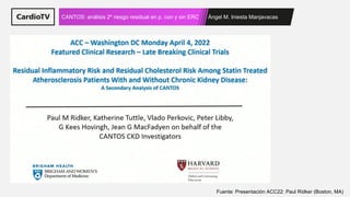 Secondary Analysis of CANTOS Trial | PDF | Diseases and Conditions ...