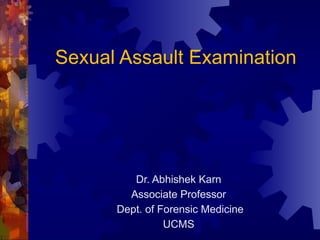 Comprehensive Guide to Sexual Assault Examination Procedures and ...