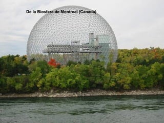 De la Biosfera de Montreal (Canadá)
 