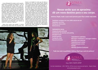 honra e um desafio. Eu acho que de todas as
   Já que margareth fez teatro, ela foi questio-   cantoras eu era a que menos havia cantado
 nada sobre a vontade de interpretar o que se      Chico. Ele faz parte da vida de todo brasileiro, é
 canta, principalmente nesse show, e ela res-      um orgulho nacional, ele é super profundo, su-
 pondeu dizendo que “O palco é um espaço má-       per intenso, mas eu ainda não havia me dedica-
 gico, especialmente quando tem uma temática       do a obra dele. O que eu posso dizer é que tá
 como essa, com as músicas de Chico Buarque,       sendo uma alegria, uma tremenda descoberta,
 pois elas pedem muito sentimento, pedem um        eu me vi completamente apaixonada pelo Chi-
 mergulho mais profundo sobre o que você está      co, acho que antes eu tinha aquela coisa que
 cantando, sobre o que você está dizendo, então    toda mulher brasileira tem com relação aqueles
 com certeza é diferente participar de um show     olhos verdes, aquele charme todo, aquele inten-
 como esse.” finalizou a artista, que durante o    sidade como homem e coisa e tal, mas eu acho
 show, ao se apresentar com a música “Geni e       que agora tem a coisa do grande poeta, o gran-
 Zepelin” despertou não apenas os aplausos         de pensador, e eu acho que como cantora essa
 fervorosos do público, como também comen-         experiência para mim está sendo muito interes-
 tários do tipo: “se o show fosse só essa música   sante. Eu acho até que após eu ter participado,
 interpretada pela Margareth, com certeza, já      e estar participando desse projeto, sempre des-
 valeria ter comprado o ingresso!”                 cobrindo, sempre me vendo muito apaixonada,
                                                   eu acho que tem uma parte da minha própria
   paula Lima contou que receber o convite         carreira que acaba mudando em decorrência
 para participar desse show “foi um prazer, uma    disso.” encerrou a cantora.




24                                                                                                      25
 