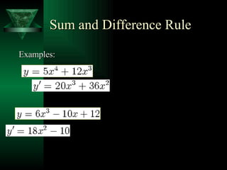 3.3 Rules For Differentiation | PPT