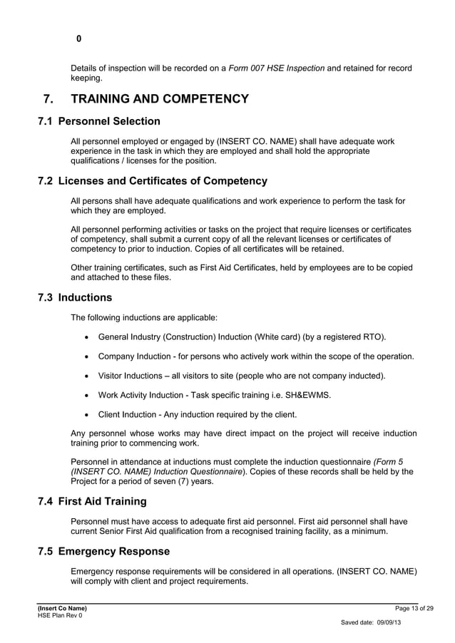 Health Safety And Environmental Management Plan health-safety-and-environmental-management-plan