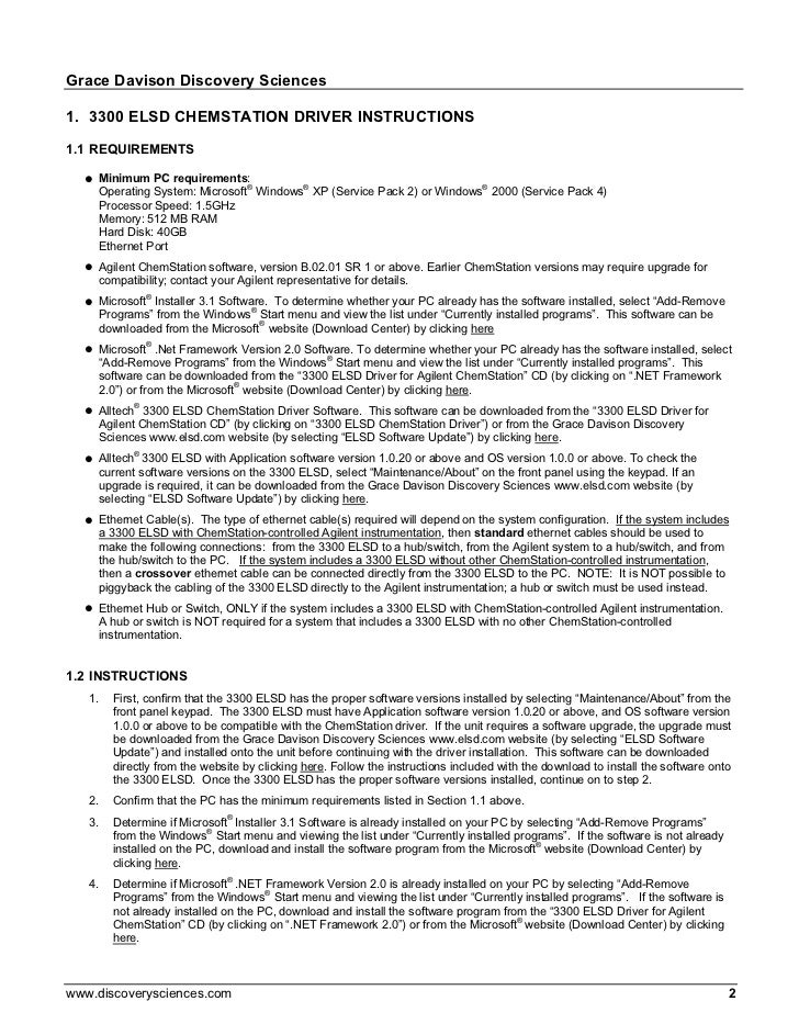 Chemstation Software Download