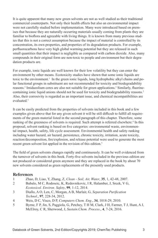 Comprehensive Guide to Green Solvents: Principles, Applications, and ...