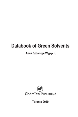 Comprehensive Guide to Green Solvents: Principles, Applications, and ...