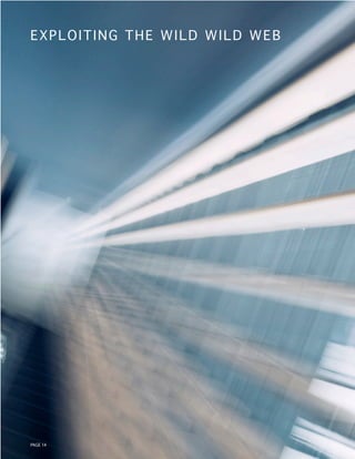 E X P L OITING THE WILD WILD WEB




PAGE 14
 