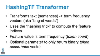 Feature Hashing for Scalable Machine Learning: Spark Summit East talk ...