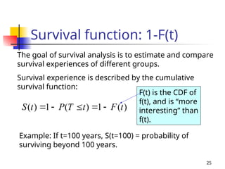Introduction to Survival Analysis in statistics, Kaplan Meier | PPT
