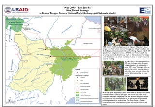 Map QPR 13 East Java-6a
                       Blue Thread Strategy
in Bromo Tengger Semeru National Park (Ambang-Lesti Sub-watersheds)




                                                        WS 2-1: (1) Field School participants of Argosari Village learn about
                                                        biogas from Field School alumni of Pesanggrahan Village, Kota Batu; (2)
                                                        & (3) Biogas unit development in Dusun Bendrong, Argosari; and (4) ESP
                                                        Java Advisor, village administrators, TNBTS, and Perhutani staffs are
                                                        practicing the result of community work on the development of biogas
                                                        unit. The kitchen area is now much cleaner, since no more firewood is
                                                        used for cooking.
                                                                                        WS 2-1: DCOP and national staffs of
                                                                                        ESP visit the biogas unit in Argosari
                                                                                        Village to explore its applicability in
                                                                                        other ESP’s sites. The biogas offers an
                                                                                        option of provision of energy source
                                                                                        and at the same time help reduce the
                                                                                        level of deforestation due to trees
                                                                                        cutting.




                                                       SC 5-1: A social documentary film is being made by Argosari and Duwet
                                                       Kedampul villagers. Most of the filming was carried out by the local
                                                       community members themselves. This way, problem definition reflects
                                                       local resources and capacity leading to an appropriate and acceptable
                                                       solution suitable to the local context. The 2 day filming at Duwet
                                                       Kedampul attracted broad spectators, men and women, children and
                                                       adults.
 