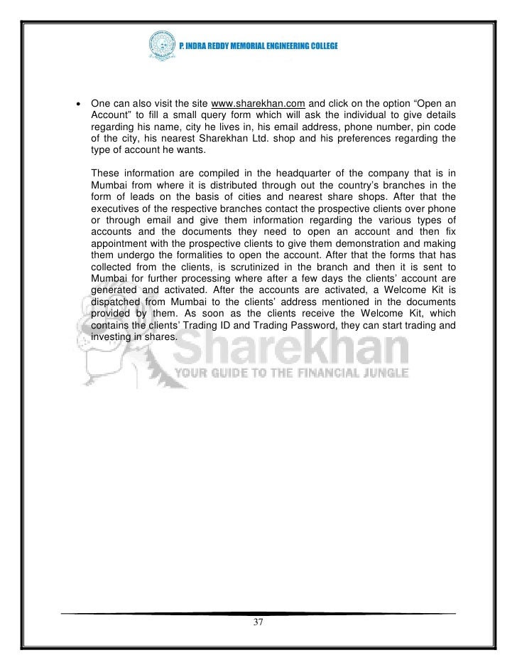 Sharekhan Brokerage Charges | Indian Share broker