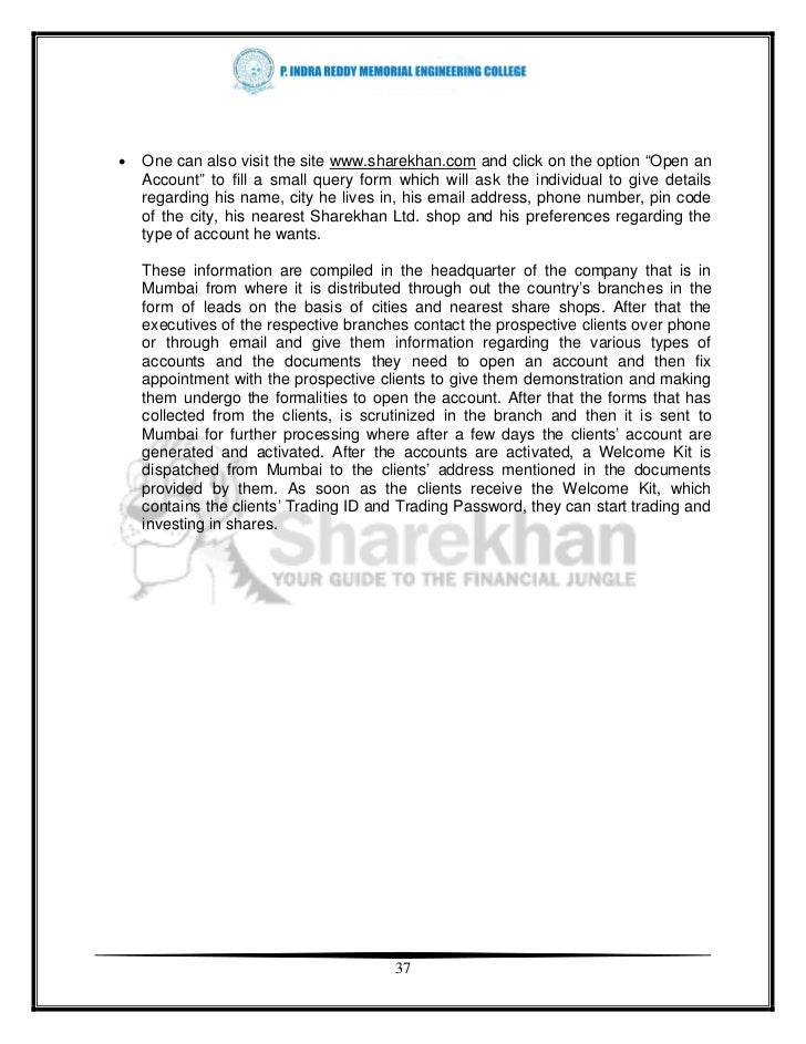 Brokerage for option trading in sharekhan