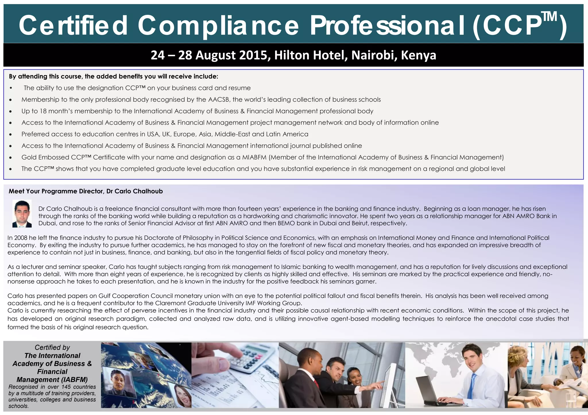 Certified Compliance Professional - August 2015 Nairobi (4) | PDF