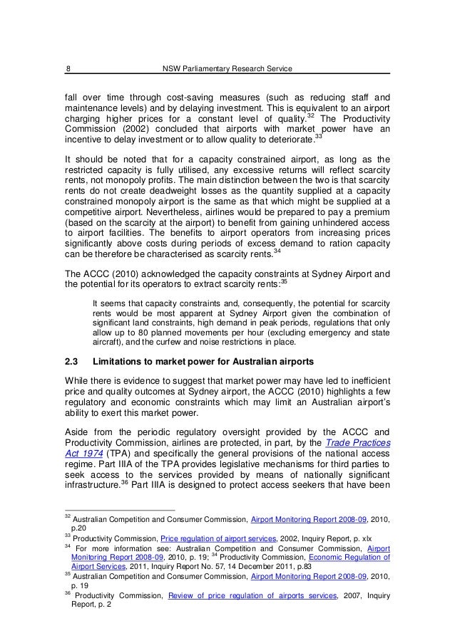 wallpapers Noise Restrictions Nsw briefing paper airport competition
