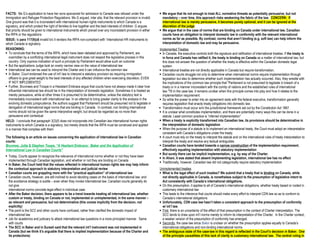 Foundations law Canada and references to Charter Rights Studies | DOC