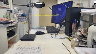 Ξεκινάμε το πείραμα με τον Η/Υ ...
 
