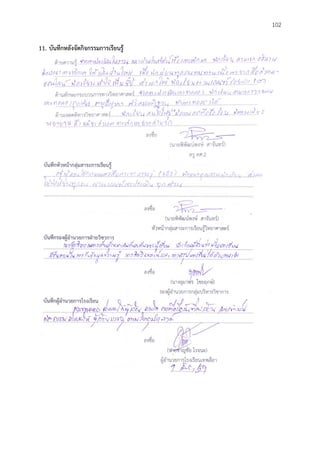 102
11. บันทึกหลังจัดกิจกรรมกำรเรียนรู้
 