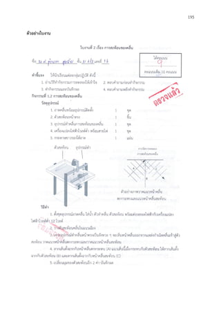 195
ตัวอย่ำงใบงำน
 