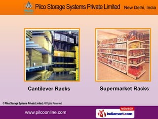 New Delhi, India




Cantilever Racks   Supermarket Racks
 