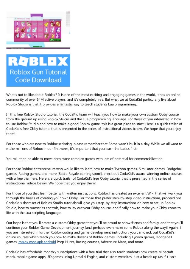 Roblox Studio Guns