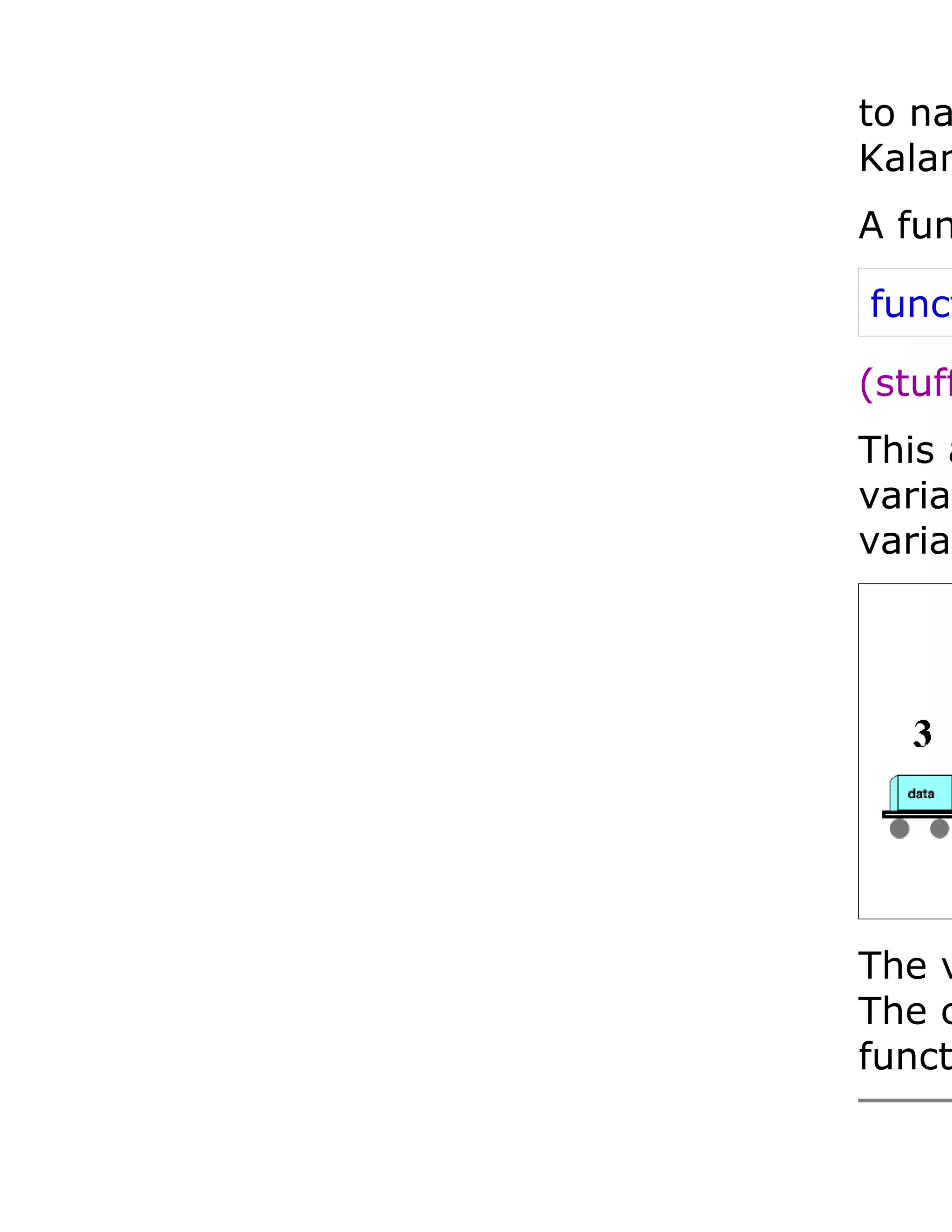 to na Kalam A fun funct (stuff This a variab variab The v The c funct 