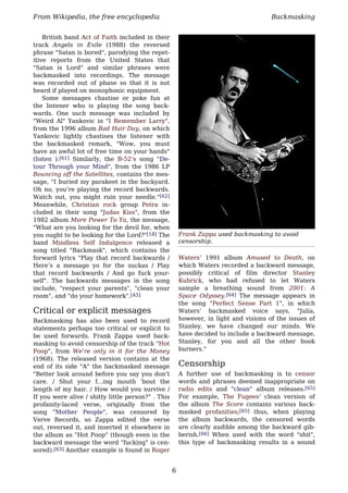 Backmasking | PDF