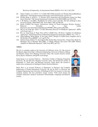 LOW POWER CLASS AB SI POWER AMPLIFIER FOR WIRELESS MEDICAL SENSOR ...