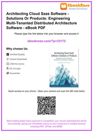 Architecting Cloud SaaS Software: Engineering Multi-Tenanted ...