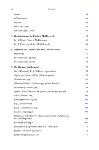 Flora Of Middleearth Plants Of Jrr Tolkiens Legendarium 1st Edition ...