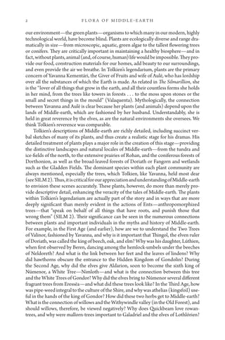 Flora Of Middleearth Plants Of Jrr Tolkiens Legendarium 1st Edition ...