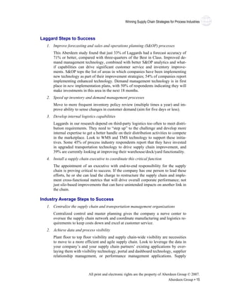 Supply Chain Cost-Cutting Strategies | PDF