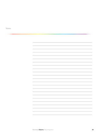 Notes




        Business Objects. Data Integration   25
 