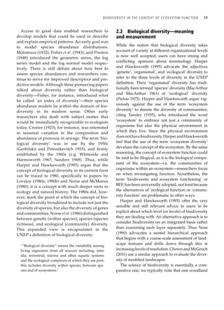 Marine Biodiversity And Ecosystem Functioning Frameworks Methodologies ...