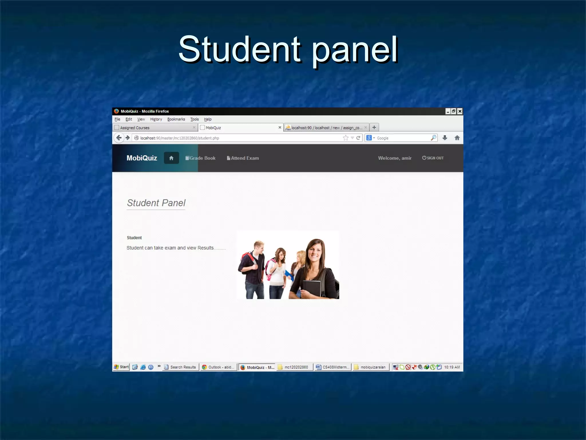 Student panelStudent panel
 