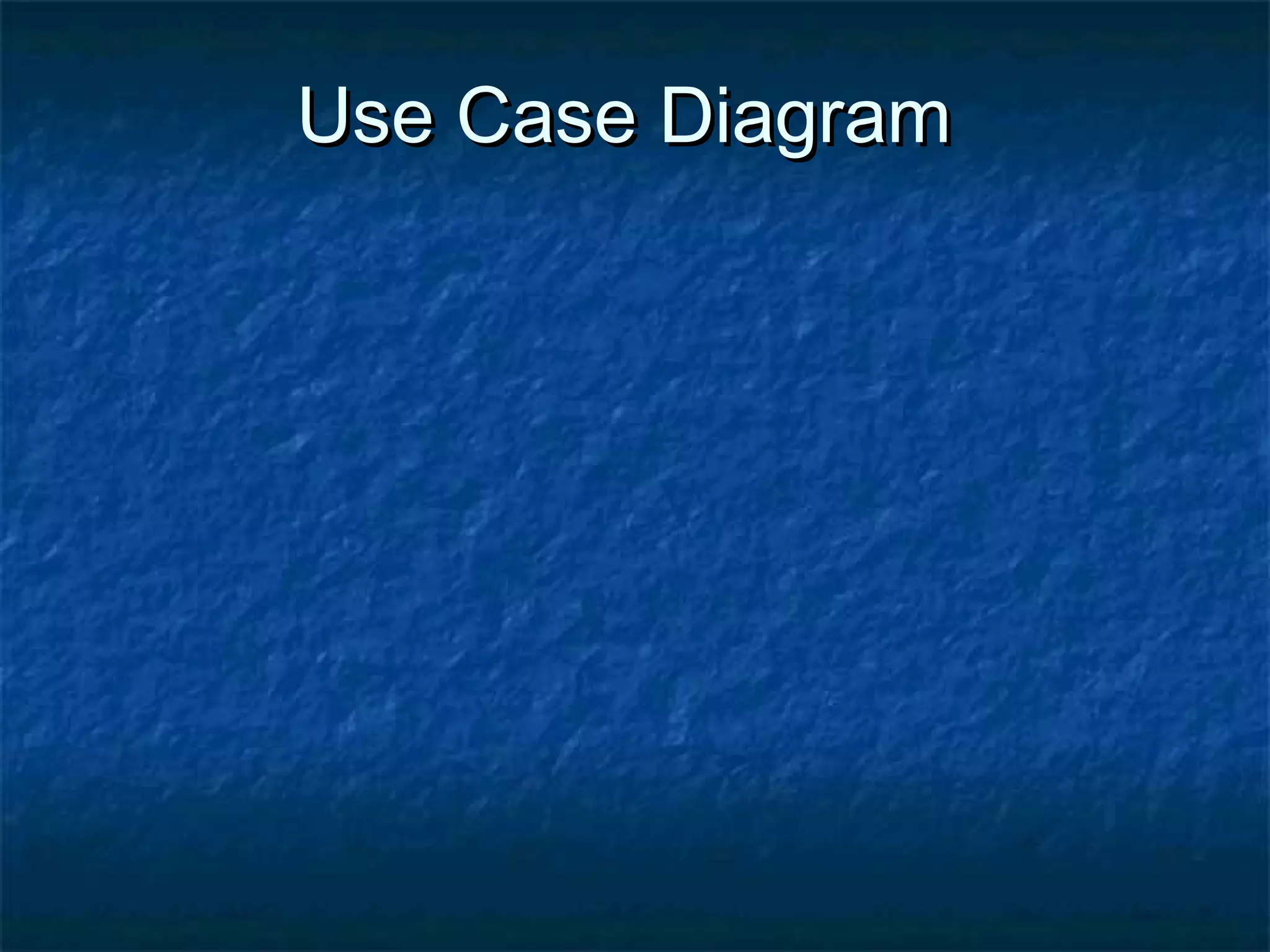 Use Case DiagramUse Case Diagram
 