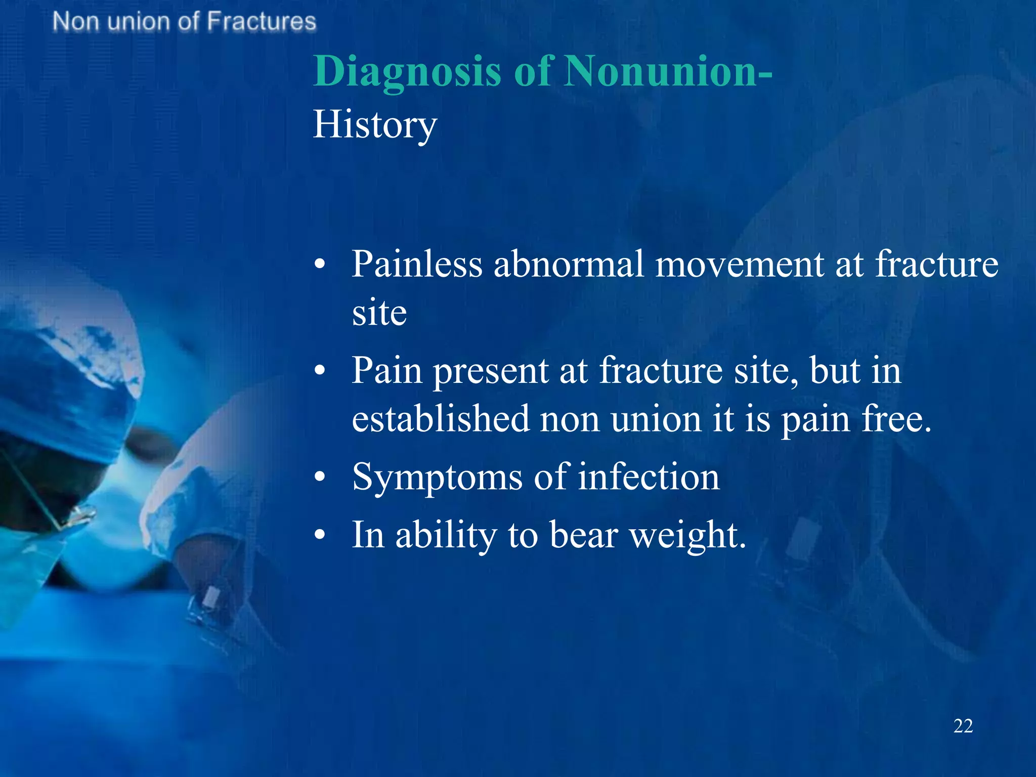 Bone fractures nonunion diagnosis and management at shaheed suhrawardy Bone fractures nonunion diagnosis and management at shaheed suhrawardy
