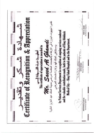 CURRICULUM VITAE SAEED