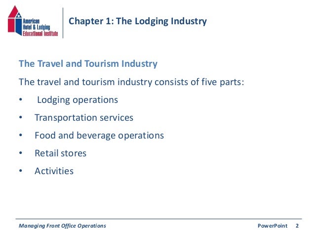 Chapter 1 The Lodging Industry
