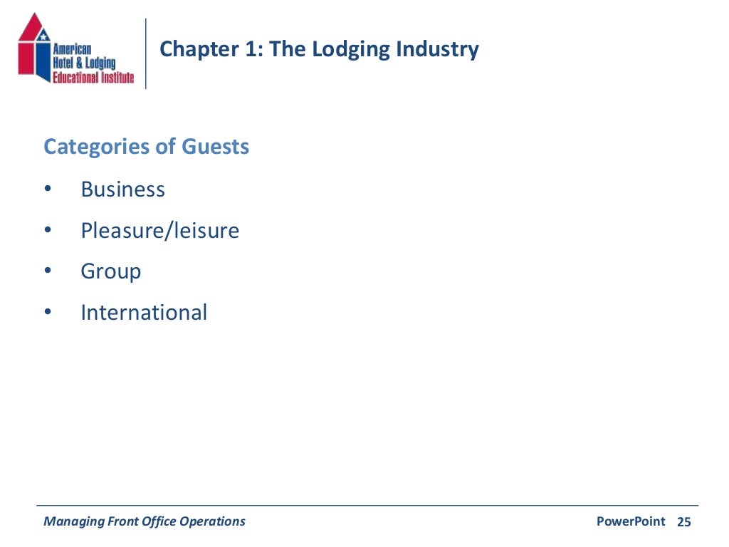 What Is Lodging In Hospitality Industry?