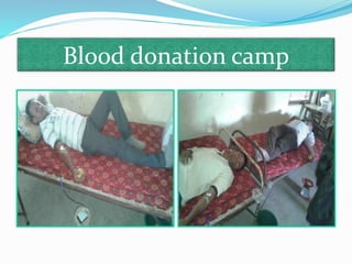 Blood donation camp
 