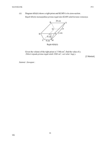 PT3 Matematik Trial | PDF