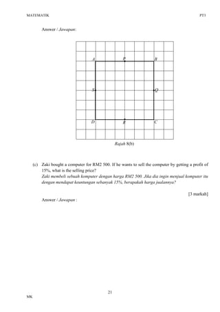 PT3 Matematik Trial | PDF