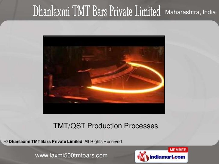 TMT Bar Products.TMT Bar (TMT/QST) by Dhanlaxmi TMT Bars Private